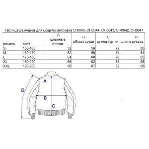Куртка синя CH 0041
